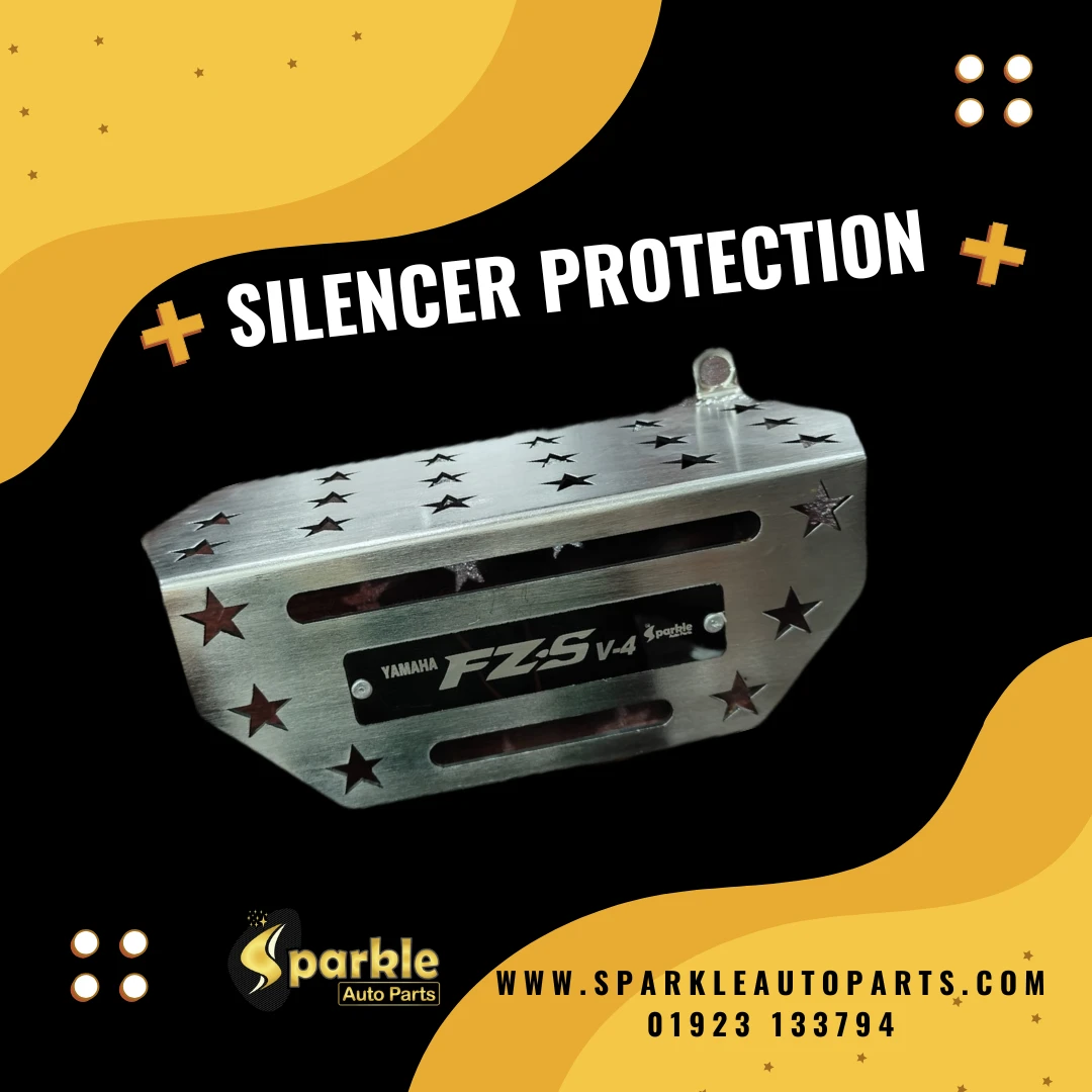 Premium SS CNC Silencer Protector (FZV4/Hybrid)