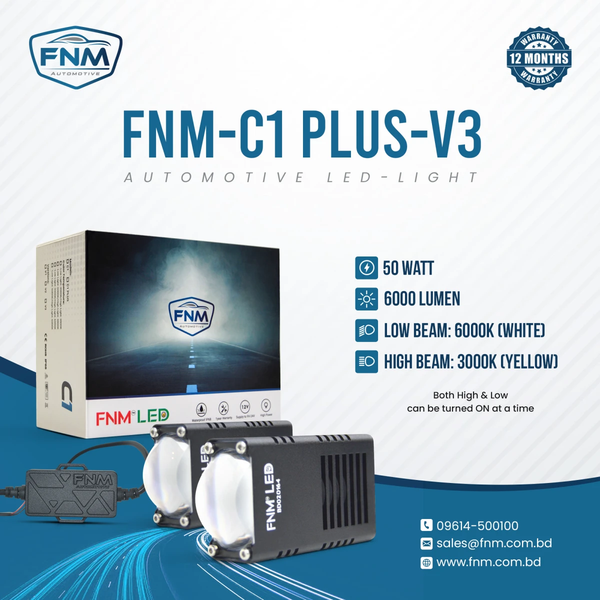 Motorcycle FOG Light (FNM-C1 Plus-V3)